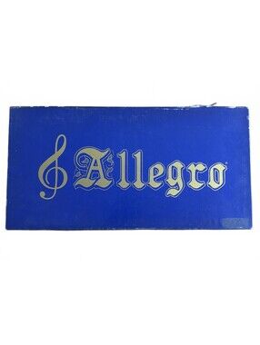 1977 - 1980 ALLEGRO Music Board Game Vintage  Blue Box Carl Fischer